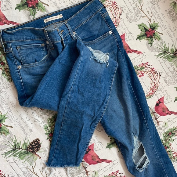 ♦️LEVI’S♦️ Mile High Super Skinny jeans. Size 30 - Picture 5 of 6